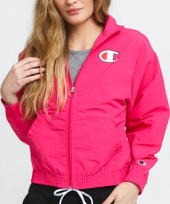 Champion Full Zip Jacket tmavě růžová