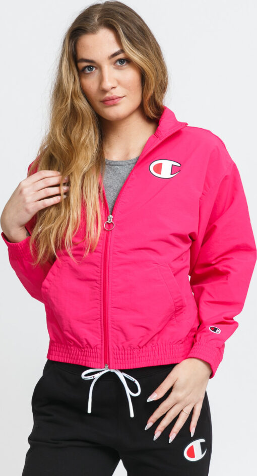 Champion Full Zip Jacket tmavě růžová