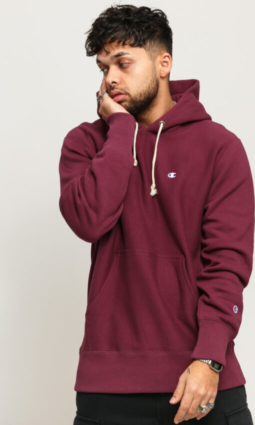 Champion Hooded Sweatshirt tmavě fialová