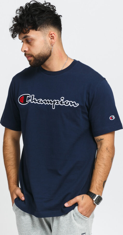 Champion Organic Cotton Crewneck Tee navy