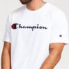 Champion Script Logo Crewneck Tee bílé