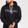 Champion Script Logo Hooded Sweatshirt černá