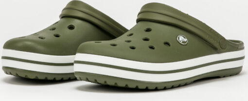 Crocs Crocband army green / white