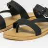 Crocs Crocs Tulum Toe Post Sandal W black / tan