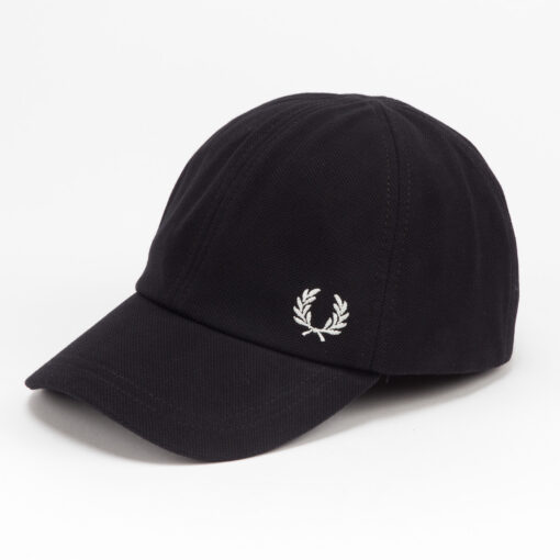 FRED PERRY Pique Classic Cap černá