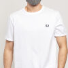 FRED PERRY Ringer Tee bílé