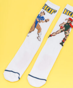 HUF Chun-Li & Cammy Socken bílé