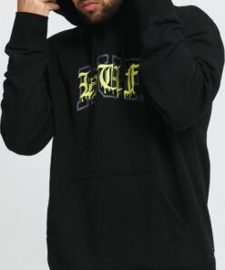 HUF Discordia Hoodie černá