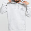 HUF Essentials TT Hoodie melange světle šedá