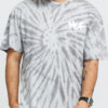 HUF Haze Brush Tie Dye Tee šedé / tmavě šedé