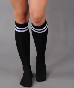 Urban Classics Ladies College Socks černé / bílé