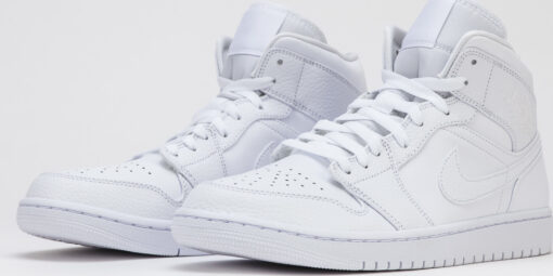 Jordan Air Jordan 1 Mid white / white - white