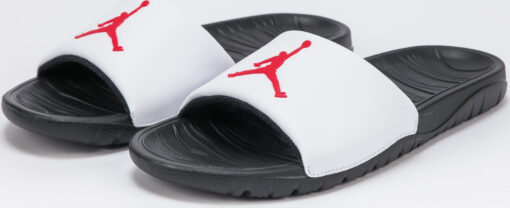 Jordan Break Slide black / university red - white