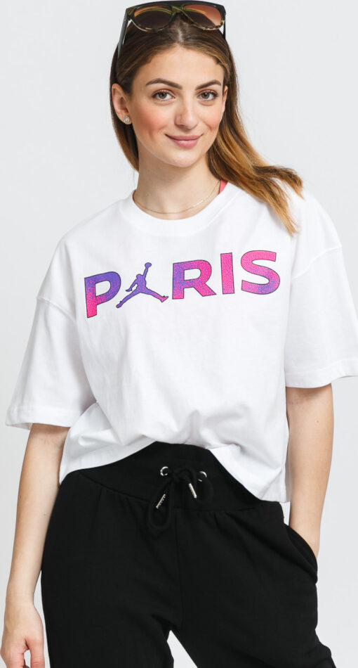 Jordan W J PSG SS Tee Core bílé