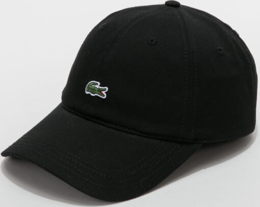 LACOSTE Embroidered Cap černá