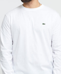 LACOSTE M ongsleeve Tee bílé