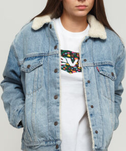 Levi's ® Ex Boyfriend Sherpa Trucker strangerways