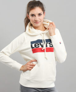 evi's ® Graphic port Hoodie bílá