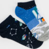 Many Mornings Space Trip Low Socks navy / modré / šedé / bílé