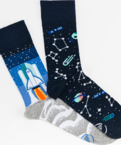 Many Mornings Space Trip Socks navy / modré / šedé / bílé