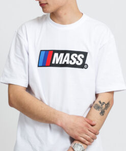 Mass DNM Pitstop Tee bílé