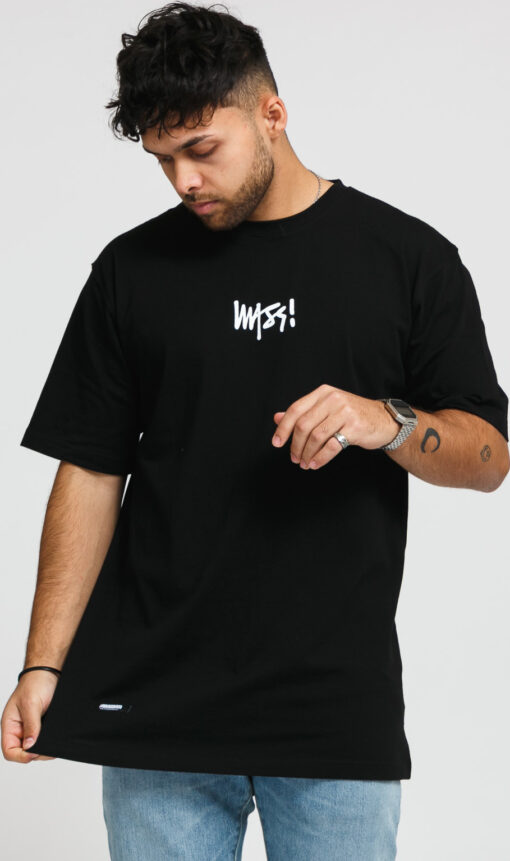 Mass DNM Signature Small ogo Tee černé