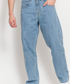 Mass DNM Slang Baggy Fit Jeans light blue