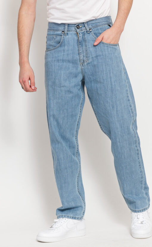 Mass DNM Slang Baggy Fit Jeans light blue