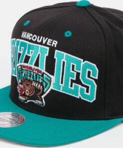 Mitchell & Ness 2 Tone Team Arch Snapback Vancouver Grizzlies černá / tyrkysová / šedá