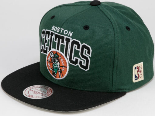 Mitchell & Ness HWC Team Arch Snapback Boston Celtics tmavě zelená / černá