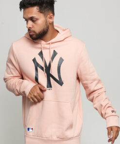 New Era LB Seasonal Team ogo Hoody NY růžová