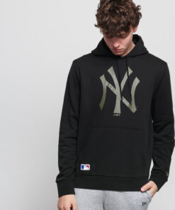 New Era MLB Seasonal Team ogo Hoody NY černá / olivová