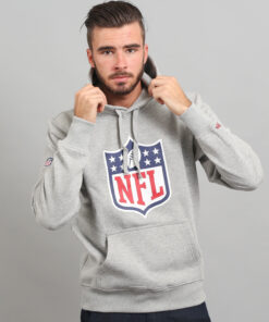 New Era NFL Team Logo PO Hoody melange šedá