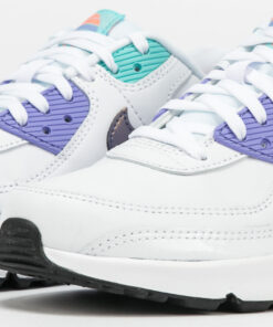 Nike Air Max 90 Leather SE 2 (GS) white / copa - dk purple dust