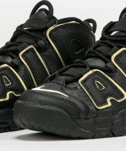 Nike Air More Uptempo GS black / mtlc gold star - white