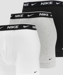 Nike Boxer Brief 3Pack C/O černé / melange šedé / bílé