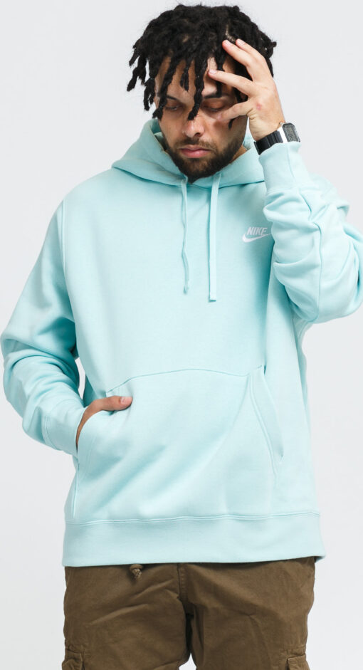 Nike M NSW Club Hoodie PO BB mentolová