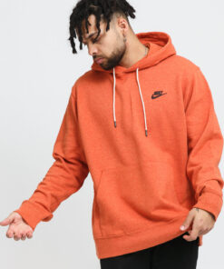 Nike M NSW PO SB Hoodie Revival melange oranžová