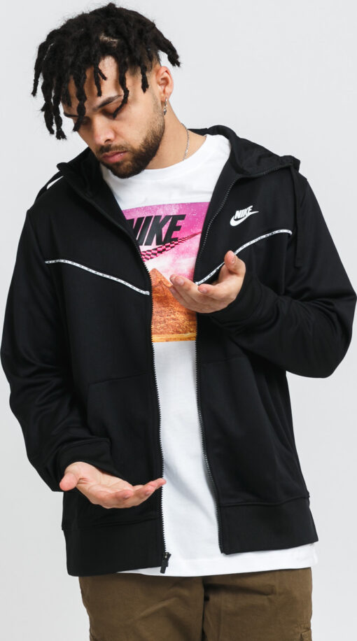 Nike M NSW Repeat PK FZ Hoodie černá