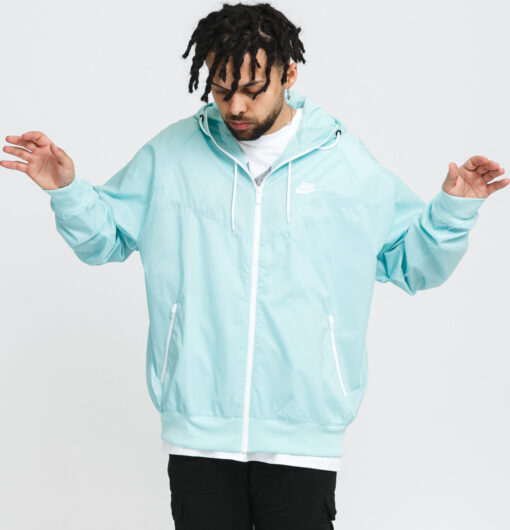 Nike  NSW SPE Woven ND Windrunner Hooded Jacket světle modrá