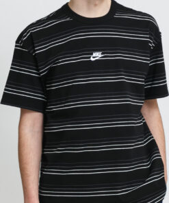 Nike  NSW Tee Premium Essential Stripe černé