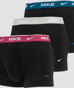 Nike Trunk 3Pack černé / vínové / šedé / modré