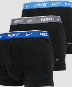 Nike Trunk 3Pack černé / modré / šedé