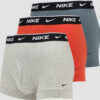 Nike Trunk 3Pack oranžové / melange šedé / tmavě šedé