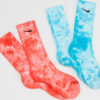 Nike U NK Everyday Plus Cush Crew Socks 2Pack modré / lososové