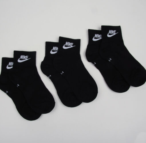 Nike U NK NSW Everyday Essential Ankle 3Pack černé