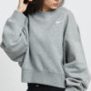 Nike W NSW Crew Fleece Trend melange šedá