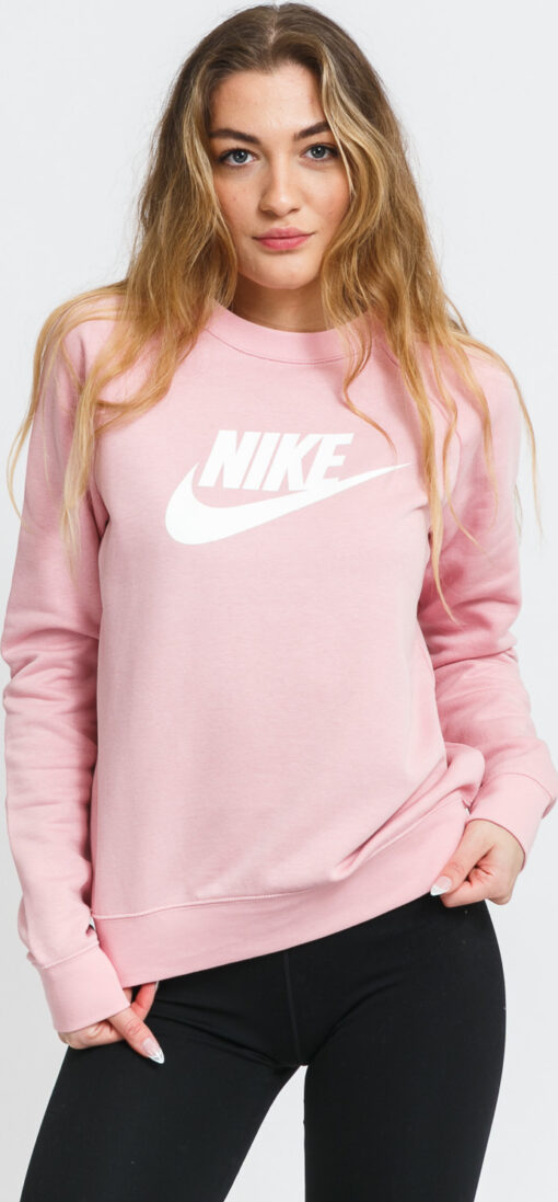 Nike W NSW Essential Crew Fleece HBR růžová