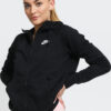 Nike W NW Essential Fleece FZ Hoodie černá