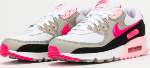 Nike WMNS Air Max 90 white / hyper pink - black